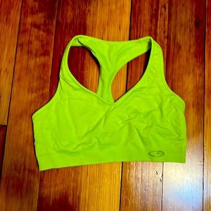 Champion highlighter yellow sports bra